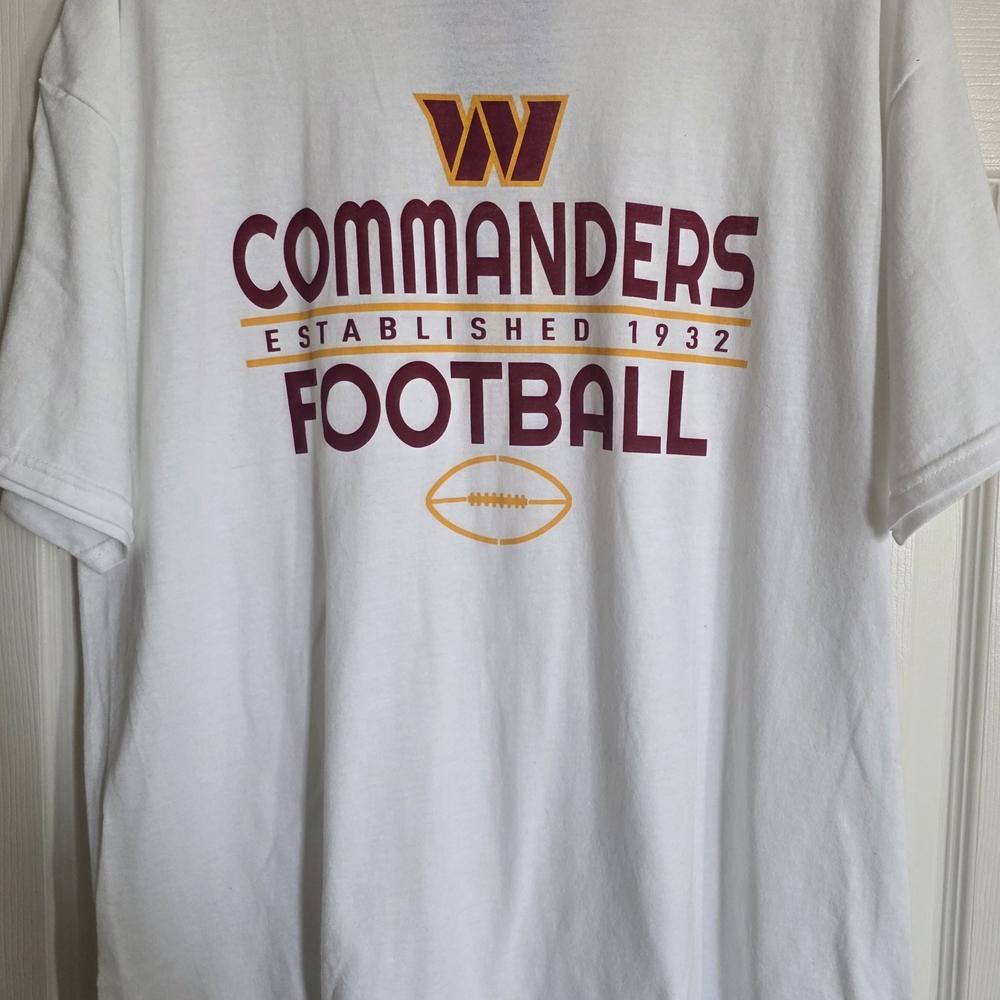STARTER Commanders Football White Tee